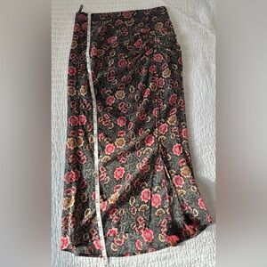 Rebecca Minkoff Black Floral Skirt